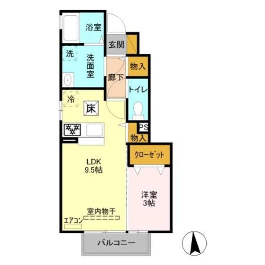 間取図 プリンスエドワード