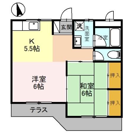 間取り図 エクメーネ西沢