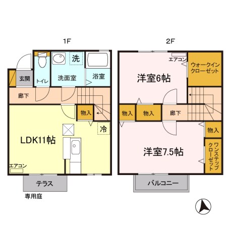 間取り図 エフ・イースト