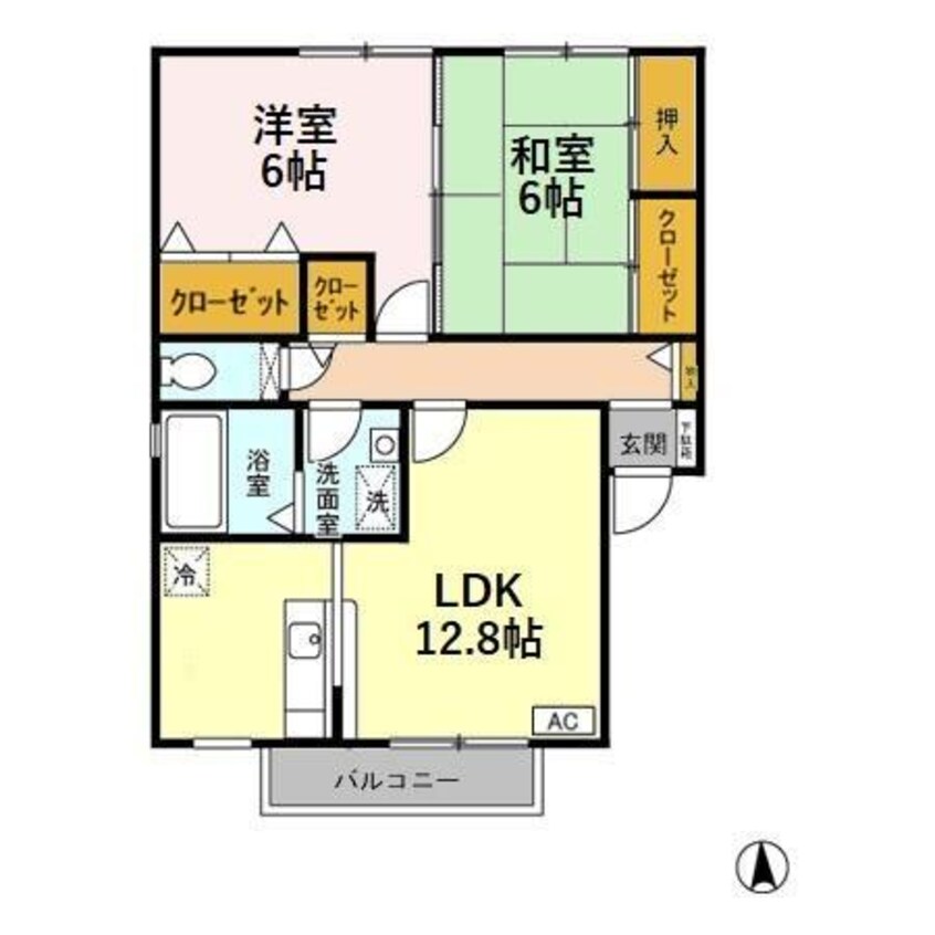 間取図 スターブル Ｂ