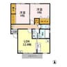 スターブル Ａ 2LDKの間取り