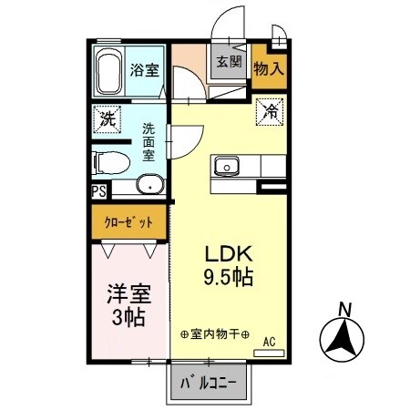 間取り図 ヴェルデ･ナチュール Ⅱ Ｂ