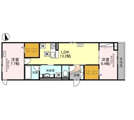 間取り図 D-GLANZ EAST