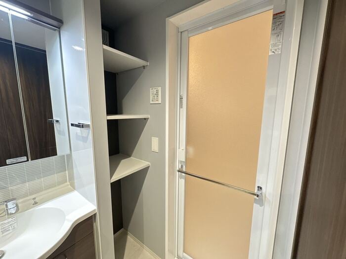 洗面所横の収納 D-GLANZ EAST