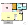 アネシス Ｂ 1LDKの間取り