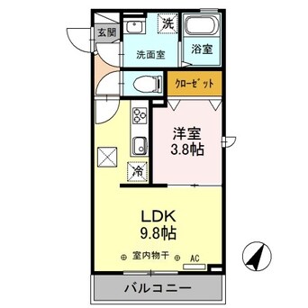 間取図 ＧＲＡＮＤＦＯＲＴ ＣＨＯＥＩ