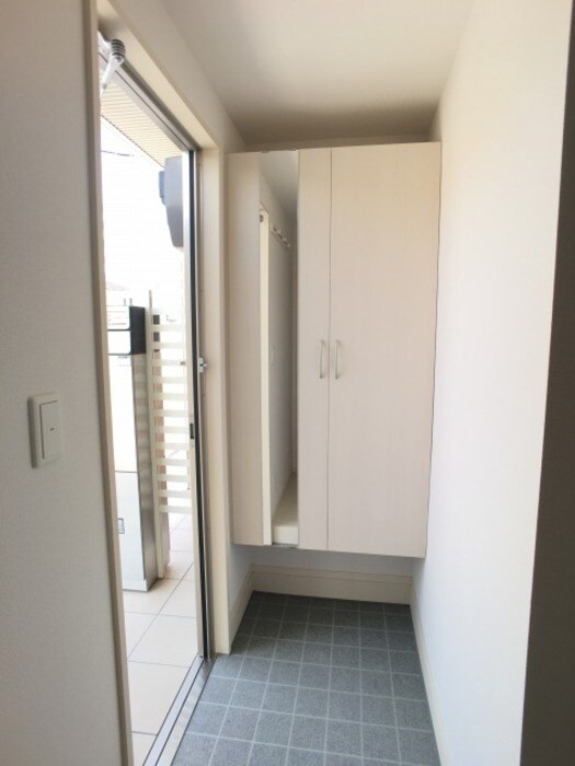 鏡付きシューズボックス クレインⅢ