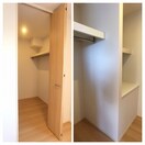 洋室・ウォークインクローゼット内部(換気扇付き） カーサ クラシオン Ｂ