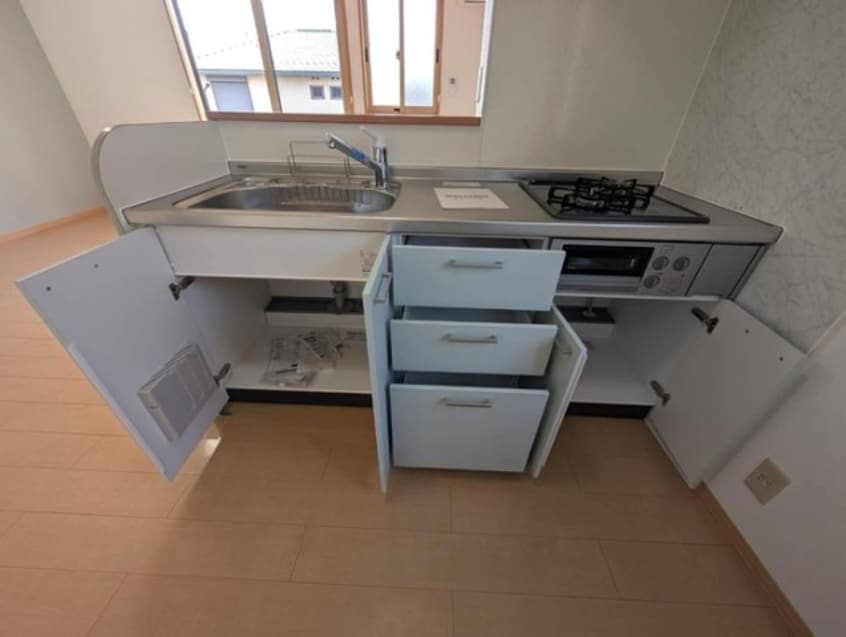 キッチン（収納） グリーンハイツ Ｈ