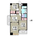 リバーサイド東信の間取図