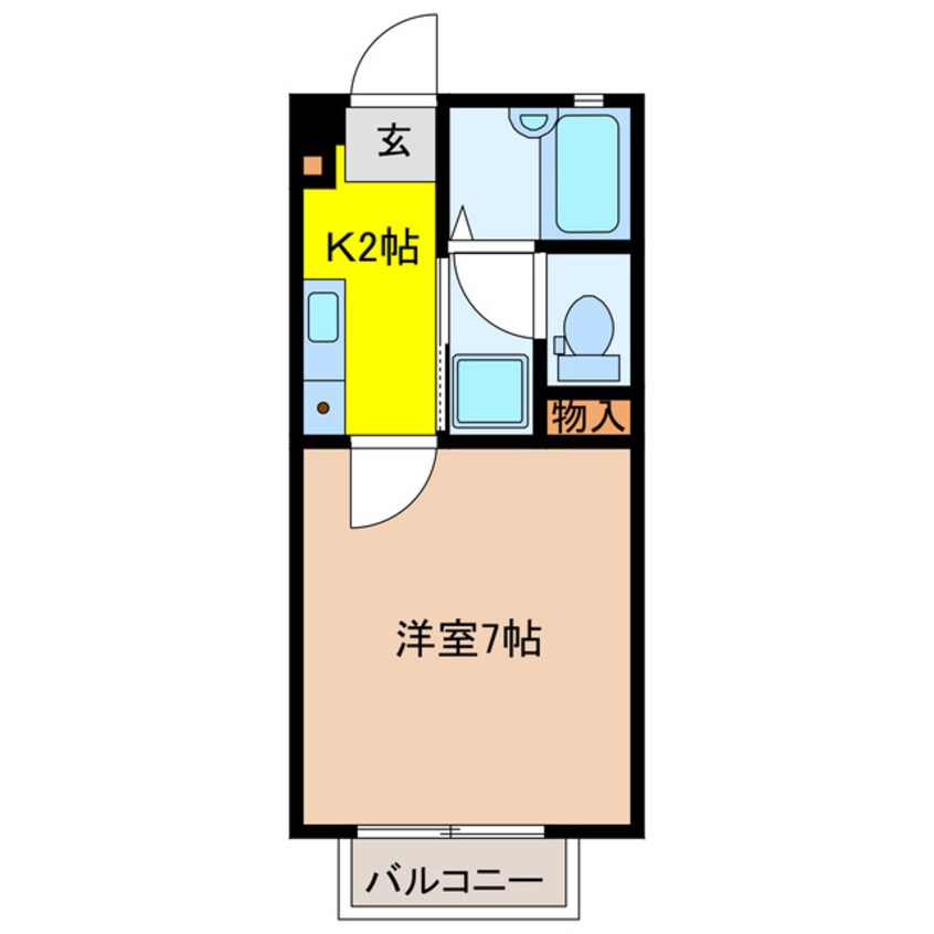 間取図 ニューひさごハイツＡ