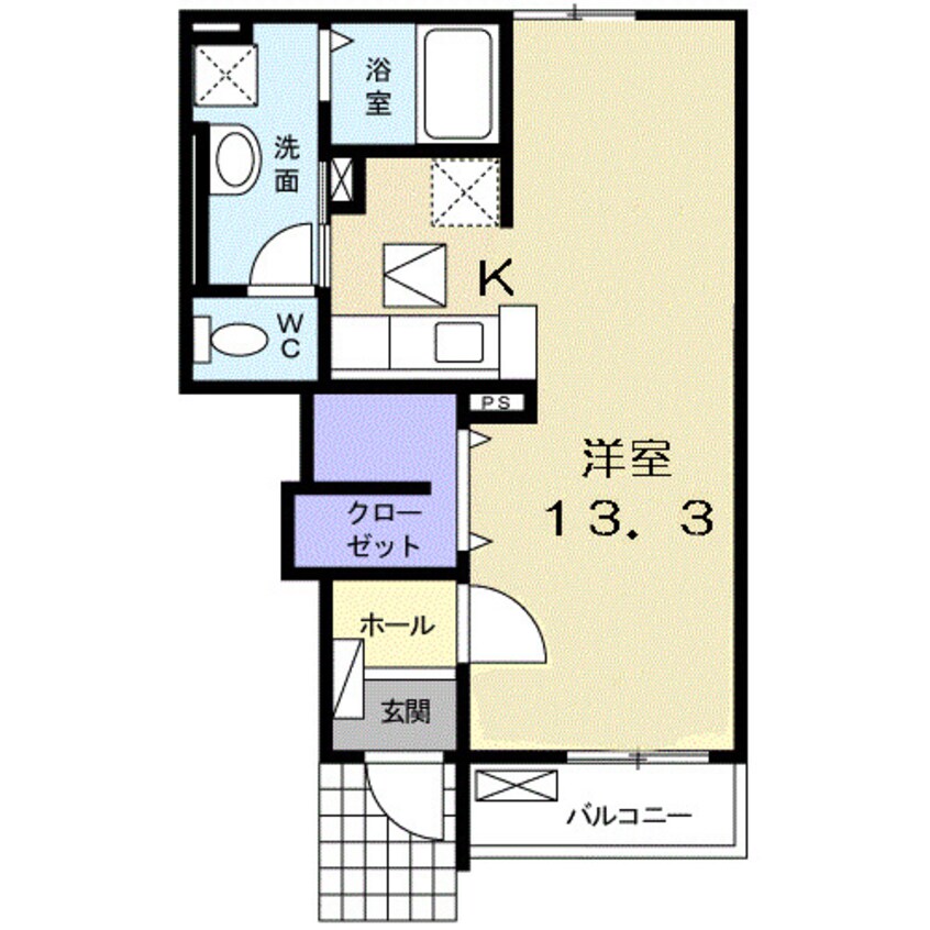 間取図 リバーイースト