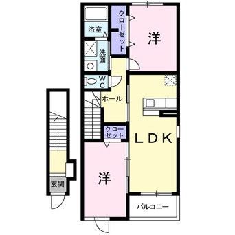 間取図 サンシャインＢ