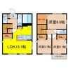 グランシーノ 3LDKの間取り