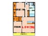 WILL　GRACE 2LDKの間取り