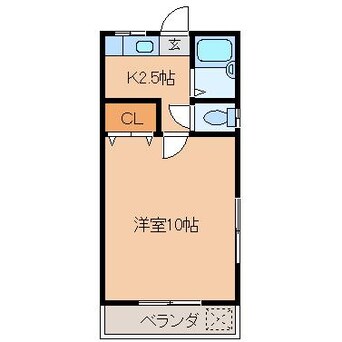 間取図 コーポニューライフ