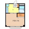 宝ハイツ 1Kの間取り