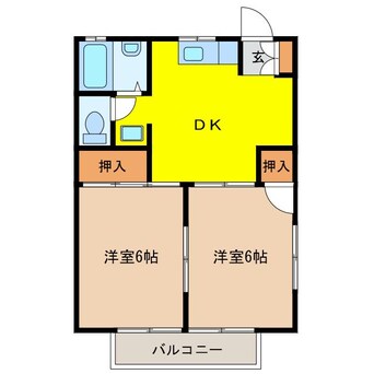 間取図 横田ハイツ