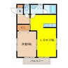 SKハーモニー 1LDKの間取り