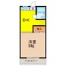 サンパールハイツ 1DKの間取り
