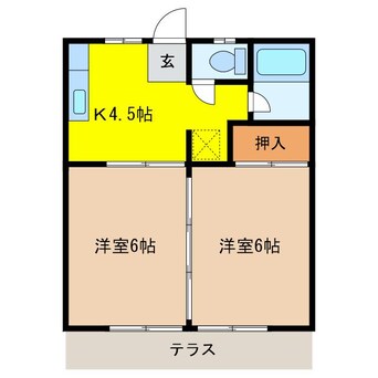 間取図 ひかりハイツ