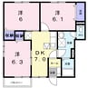 サニーヒルズツムラⅡ 3DKの間取り