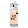 KDマンション峰 1Kの間取り