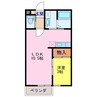 M壱番館 1LDKの間取り