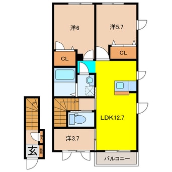 間取図 モンタナ・メディオA