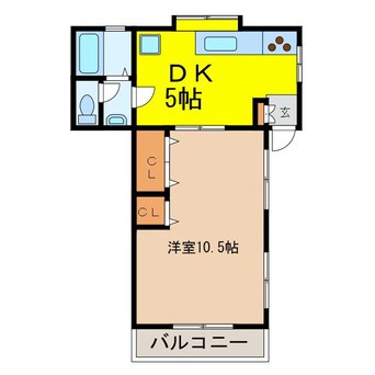 間取図 ドリームハイツ