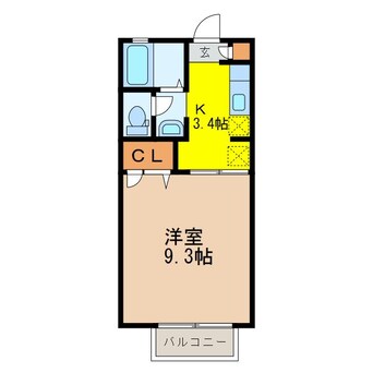 間取図 ボヌ ジェリネ