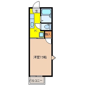 間取図 ハイム８８Ａ