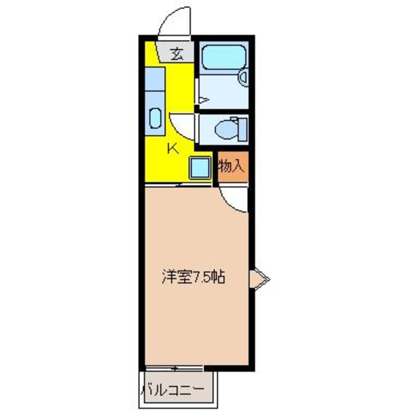 間取図 ハイム８８Ａ