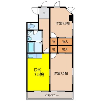 間取図 セントラル・ヴィラ