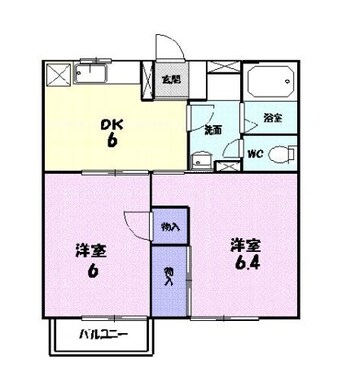 間取図 あづまハイツ