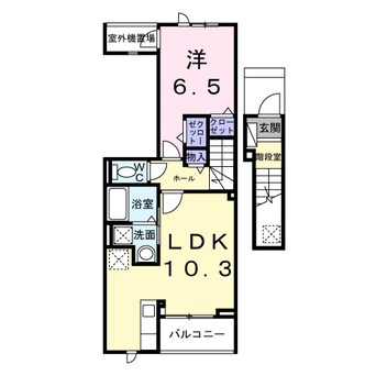 間取図 メゾン　フラン