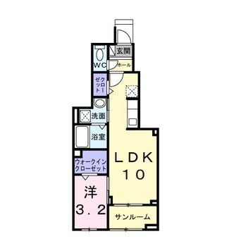 間取図 メゾン　フラン