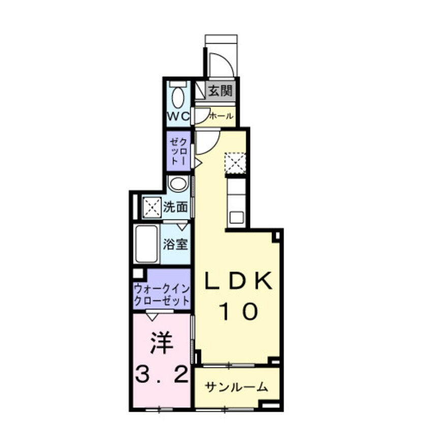 間取図 メゾン　フラン