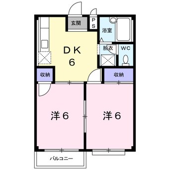 間取図 エルディム江曽島