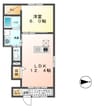 リベルテ 1LDKの間取り