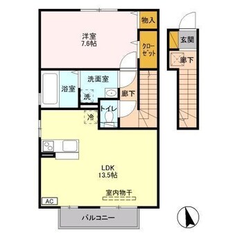 間取図 シャルムコート Ｂ