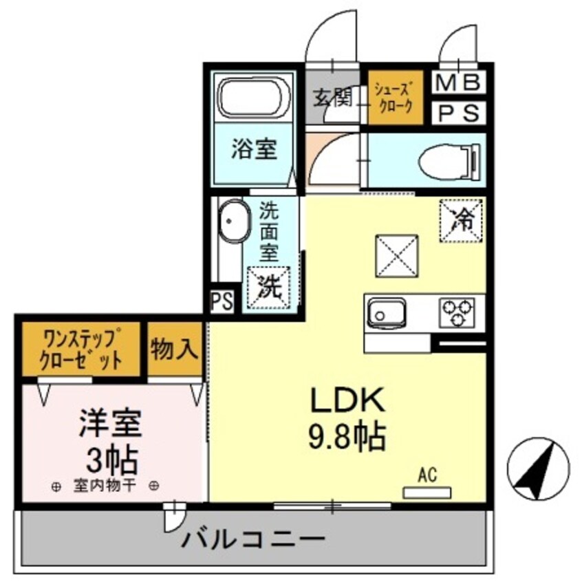 間取図 ＧＲＡＮＤＦＯＲＴ ＣＨＯＥＩ