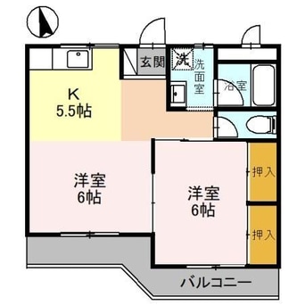 間取図 エクメーネ西沢