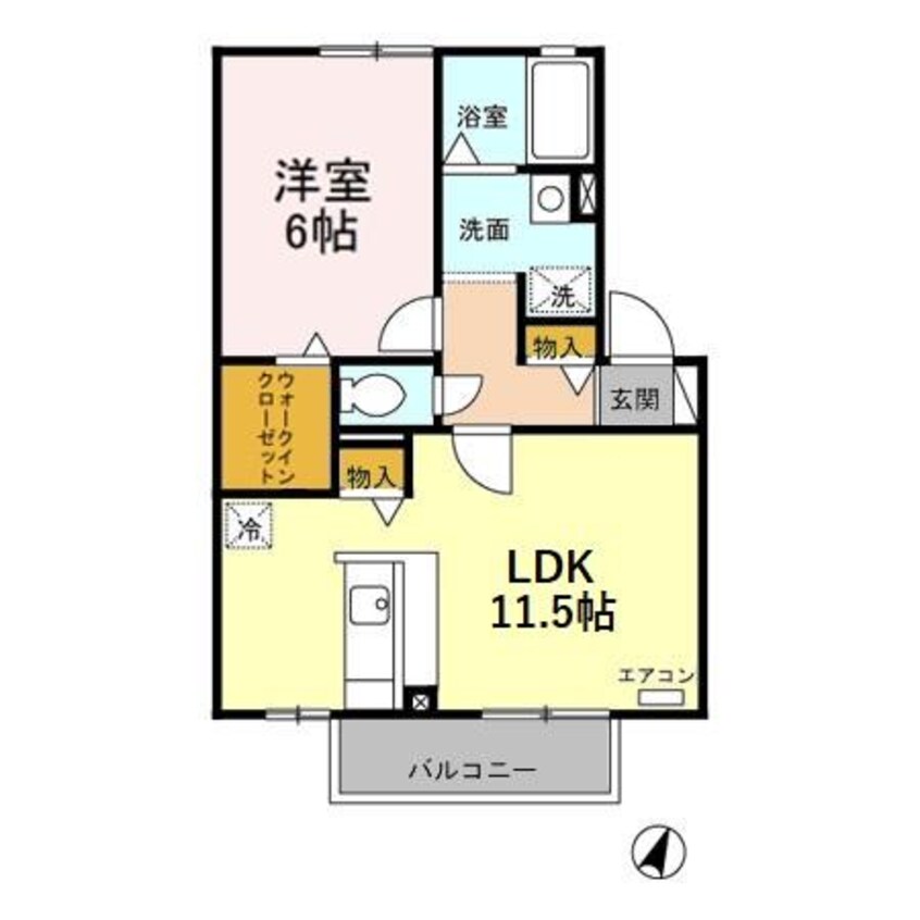 間取図 ベルウィル･メゾン Ａ