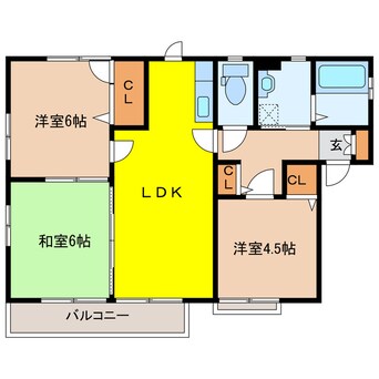 間取図 ファミールA