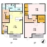 フェデーレ Ｂ 2LDKの間取り