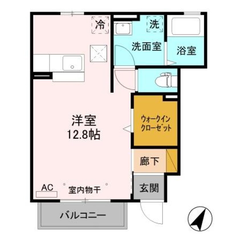 間取図 モダンコート・ウエルネス