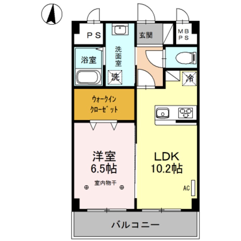 間取図 ＣＲＥＡ元今泉
