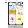 ＣＲＥＡ元今泉 1LDKの間取り