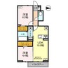 Pastel Villa 2LDKの間取り
